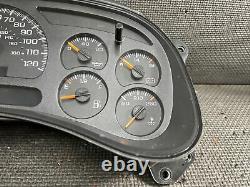 OEM 2003-2006 CHEVY SILVERADO SIERRA 1500 2500 3500 INSTRUMENT CLUSTER 276k