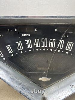 Original 1955-59 Chevy Truck Dash Speedometer Instrument Cluster Gauges