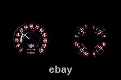 Retrotech 47-53 Chevy GMC Truck Dakota Digital Custom LED RTX Analog Gauge Kit