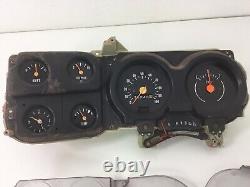 VTG 1970s Chevrolet Truck Chevy 100 MPH Dash Gauge Cluster C K K5 73 74 75 76