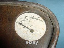 Vintage Reo Dash Panel Speedometer Oil Amp Gas Fuel Gauge Cluster