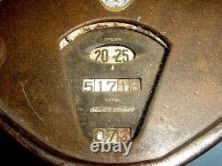 Vintage Reo Dash Panel Speedometer Oil Amp Gas Fuel Gauge Cluster
