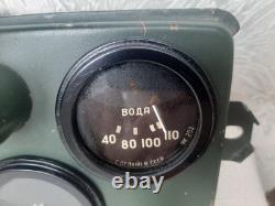 Vintage Soviet Military Truck Dashboard Gauge Cluster USSR Militaria