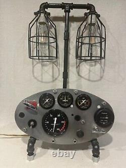 Vintage truck dash gauge cluster desk lamp / man cave