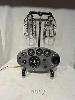 Vintage truck dash gauge cluster desk lamp / man cave