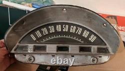 1956 56 Courroies À Cluster Ford Pickup Camion Lunette Dash Instrument F100