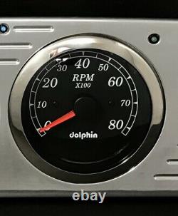 1957 1958 1959 1960 Ford Truck 6 Jauge Gps Dash Cluster Black