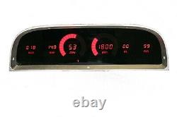 1960-1963 Chevy Truck Digital Dash Panel Blanc Led Gauges Fabriqués Aux États-unis