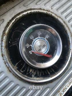 1961-1966 Ford Truck Gauges Speedomètre Pression D'huile Chrome Boîtier Bronco
