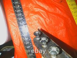 1966 Dodge Sweptline Truck COMMANDES DE TABLEAU DE BORD KNOBS CLUSTER BHD AVEC RESSORTS LONGS