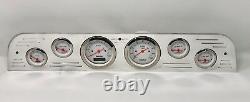 1967 1968 1969 1970 1971 1972 Ford Truck 6 Gauge Dash Cluster Metric White