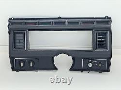 1980-1986 Ford Truck Dash Bezel Noir Pickup Compteur Garniture Panneau de commutation du ventilateur