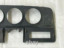 1981-1993 Dodge Ram Tableau de bord Bezel Camion Pas de A/C Panneau de boîtier de groupe de jauge