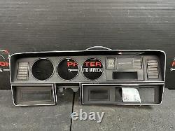 1989 Dodge Ram W250 Dash Speedometer Instrument Gauge Cluster Lunette Trim Noir