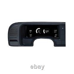 1995-1999 Chevy Truck Digital Dash Panel Cluster Gauges Leds Blanches