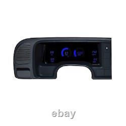 1995-1999 Chevy Truck Digital Dash Panel Cluster Gauges Leds Blanches