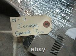 2008-2012 Ford Escape Factory Speedometer Head Cluster Dash Trim Lunette Oem