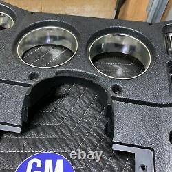 73-80 Chevy Gmc Camion Black A/c Dash Gauge Bezel C10 K5 K10 Blazer Suburban C/k