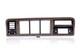 Bézel De Tableau De Bord En Chrome/bois Pour Camion Ford F-100, F-350 De 1973-79 Et Bronco De 78-79 Avec Climatisation
