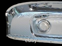 Chrome Dash Instrument Cluster Bezel & Lens Fits1965-66 Ford Truck C5tz-10876-a