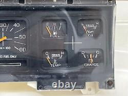 Compteur de vitesse Ford Truck Tach de 6k pour camionnette 1980-1986 Panneau d'instruments de tableau de bord