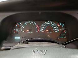 Compteur de vitesse et tableau de bord d'instrument Dodge 2500 de 99 avec un groupe de jauges, 124 000 miles, ID 56020615ae.