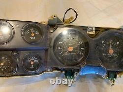 Compteurs de camion Chevy Quartz Clock 1981 1987 GM GMC Silverado Tableau de bord avec levier de vitesse au sol