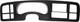 Kit De Tableau De Bord Double Din Dp-3002b Pour Camions/suv Gm Pleine Taille 1999-2002 Finition Mate Noire