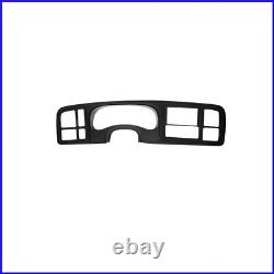 Kit de tableau de bord noir mat facile à installer pour les camions/SUV pleine taille GM 1999-2002