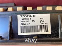 Volvo Fl250 Camion Lorry Tableau De Bord Horloge Panneau Cluster 20401479-1 24 Volt